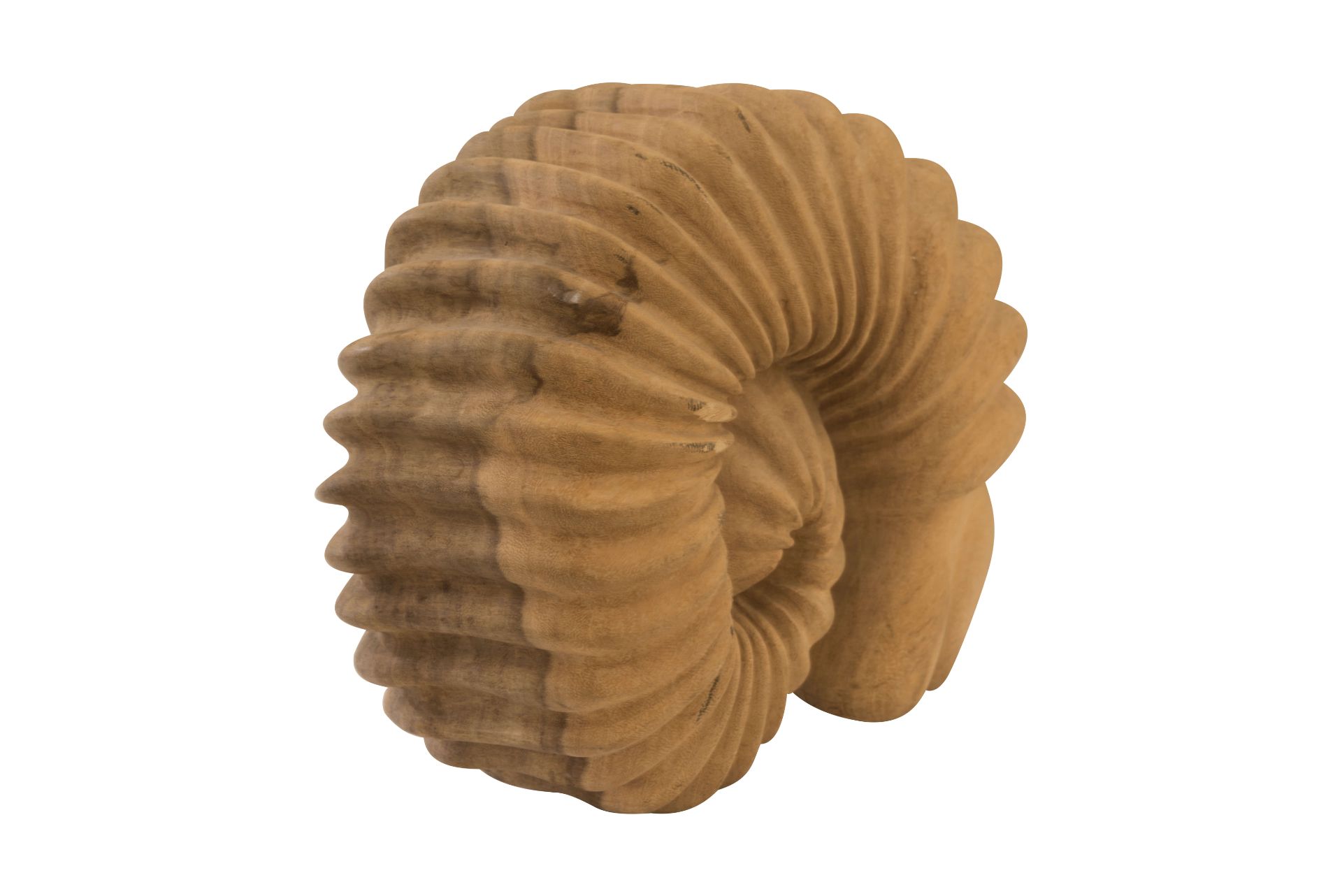 Holzfigur Ammonit | Wooden Figure Ammonite - Image 3 of 5
