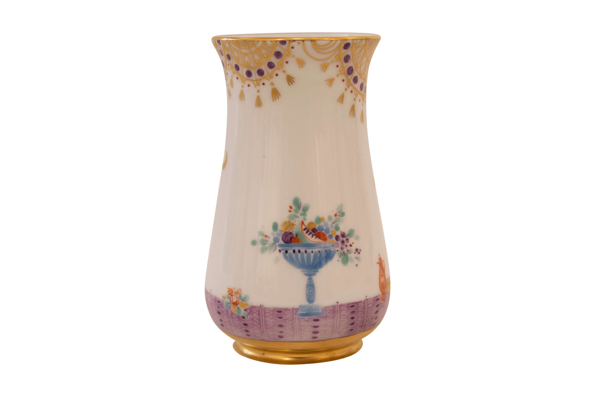 Meissen kleine Kelchvase 1001 Nacht|Meissen Small Goblet Vase 1001 Nights - Image 3 of 5