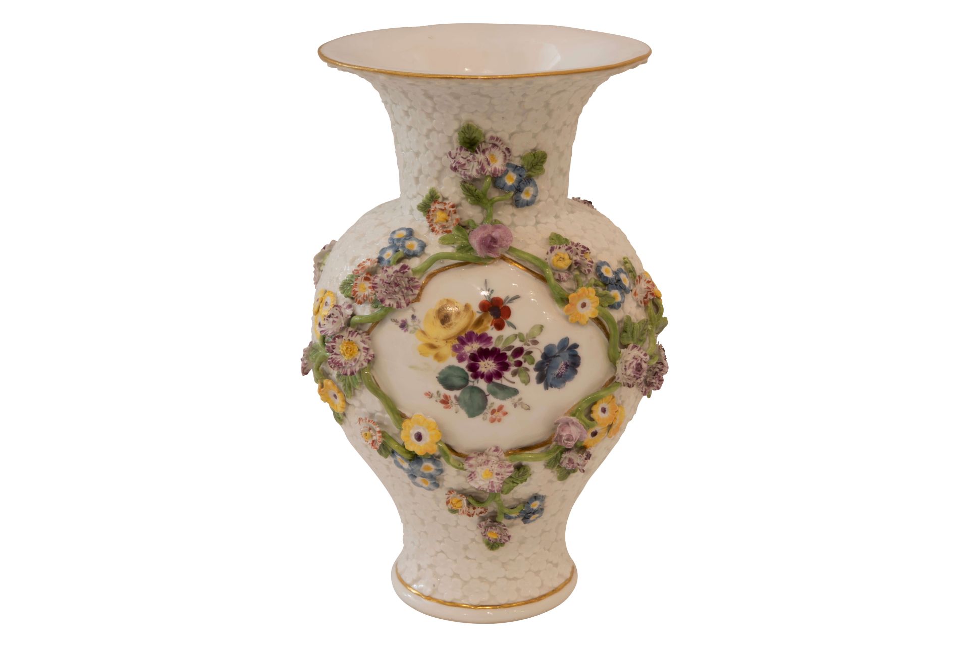 Meissen 1745, Vergiss-mein-nicht Vase
|Meissen 1745, Forget-Me-Not Vase
