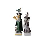 2 Porzellan Figuren Meissen 20. Jahrhundert |2 Porcelain Figurines Meissen 20th Century