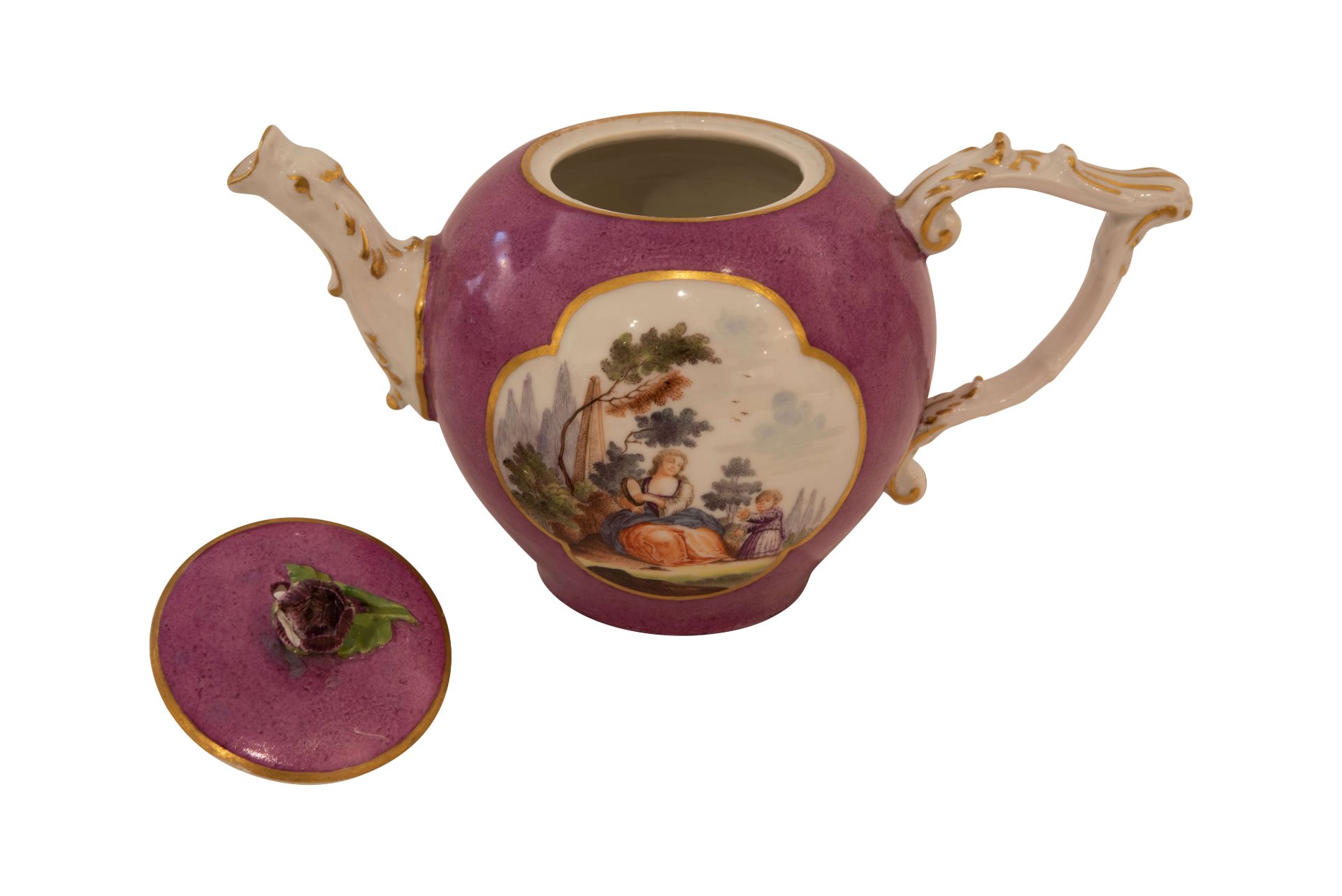 Meissen 1765, Kleine Teekanne |Meissen 1765, Small Teapot - Image 3 of 5