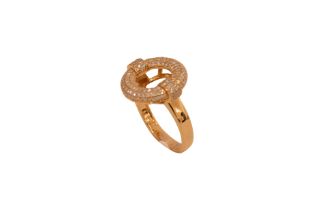 Ring GG 750/fein mit Brillanten|Ring with Diamonds