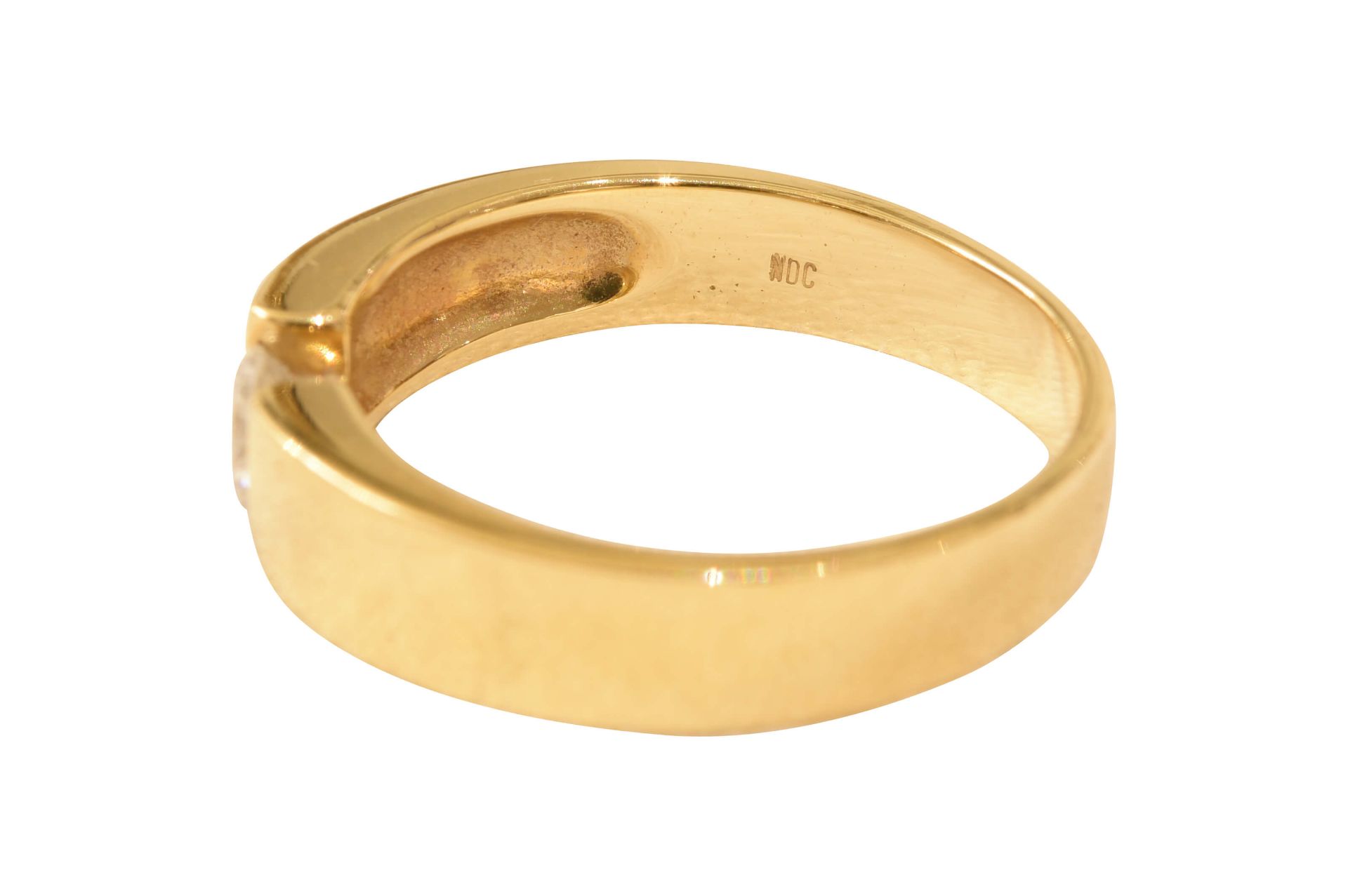Ring GG mit einem Brillanten|Ring with one Brilliant-Cut Diamond - Image 3 of 5