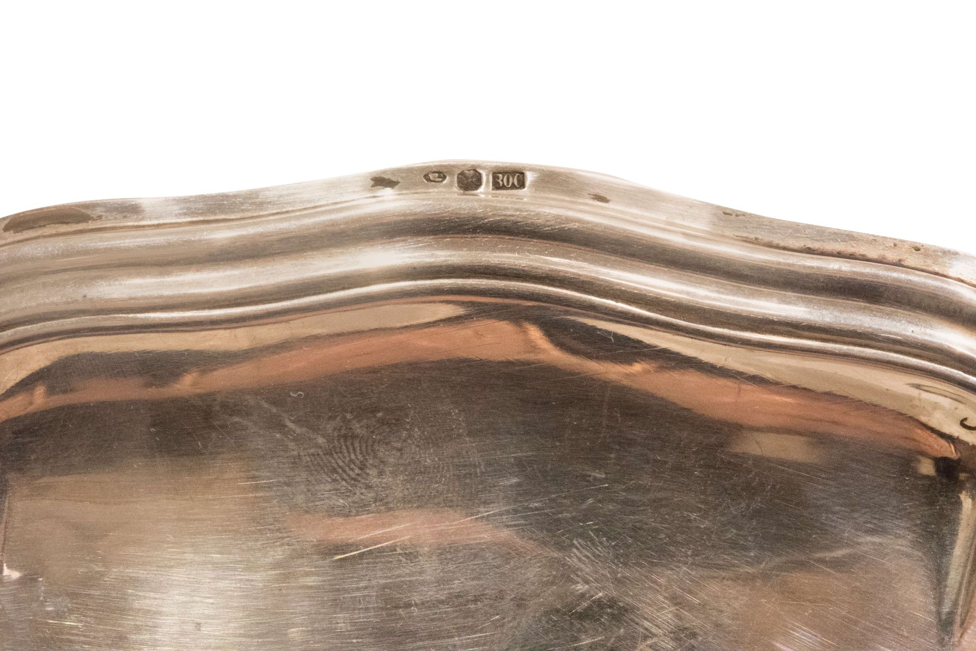 Ovaler Silberteller|Oval Silver Plate - Image 3 of 5