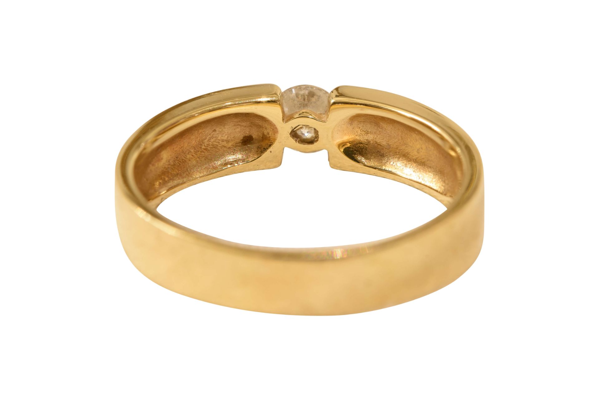 Ring GG mit einem Brillanten|Ring with one Brilliant-Cut Diamond - Image 5 of 5