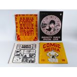 COMIC MEDIA VINTAGE AMERICAN U.K. FANZINE LOT 1970's COMIC BOOK MARVEL DC WILL EISNER MODESTY BLAISE