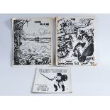 COMIC CATALOG VINTAGE U.K. FANZINE LOT 1970's SCI-FI COMIC BOOK MARVEL DC FANTASY DOMAIN