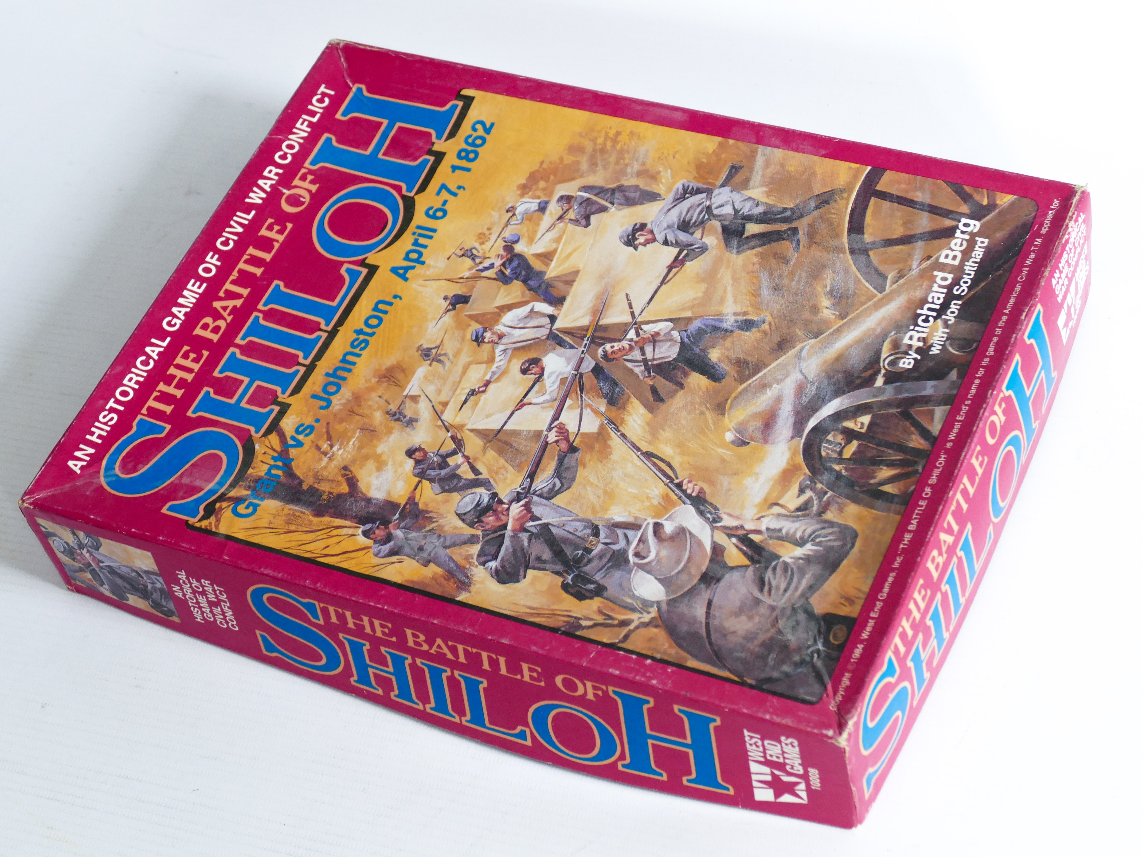 THE BATTLE OF SHILOH: GRANT VS JOHNSTON 1862 WARGAME WEST END GAMES 1984 STRATEGY MILITARY