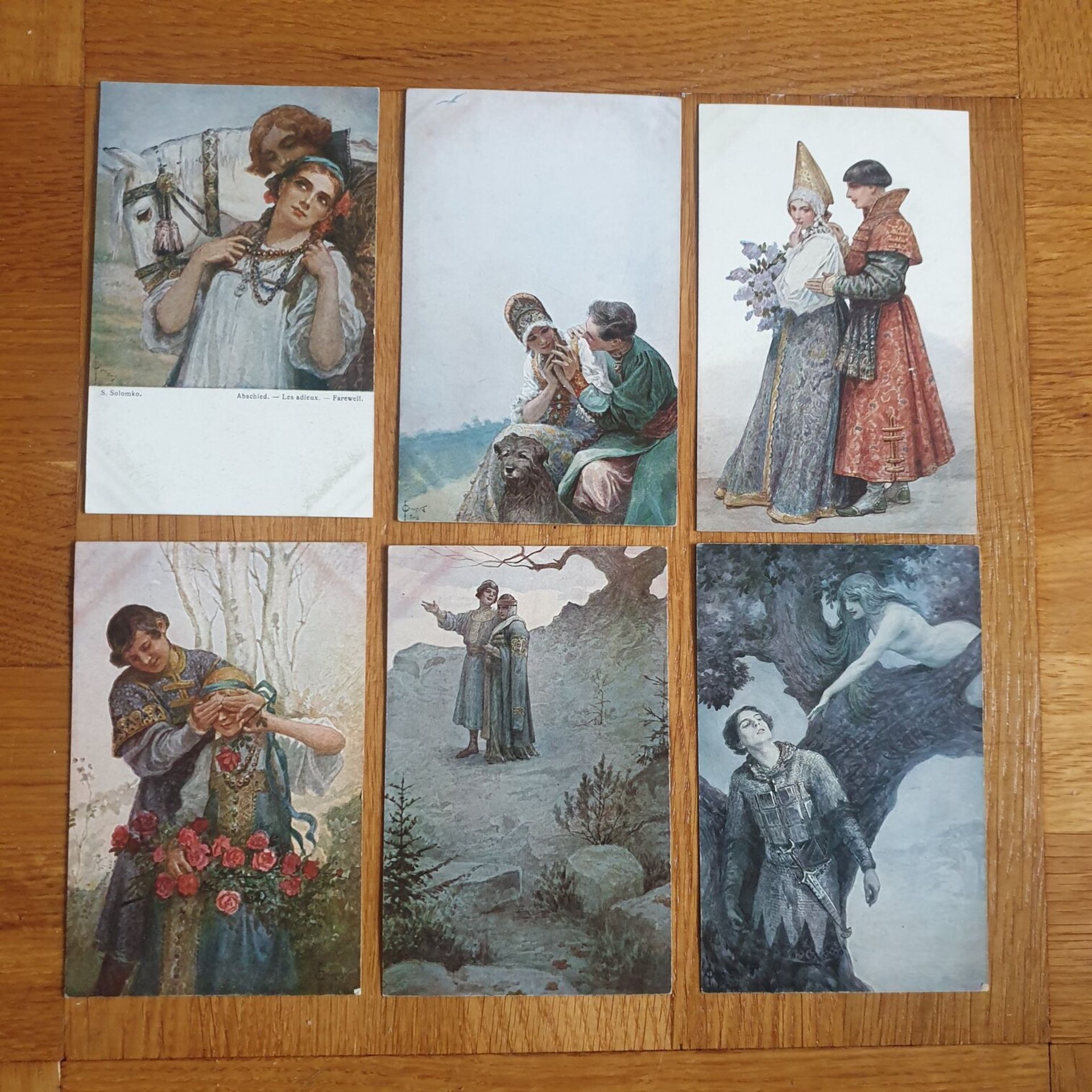 Postkarte | 6 Stk. | NICHT GELAUFEN (K4) Postcards T.S.N