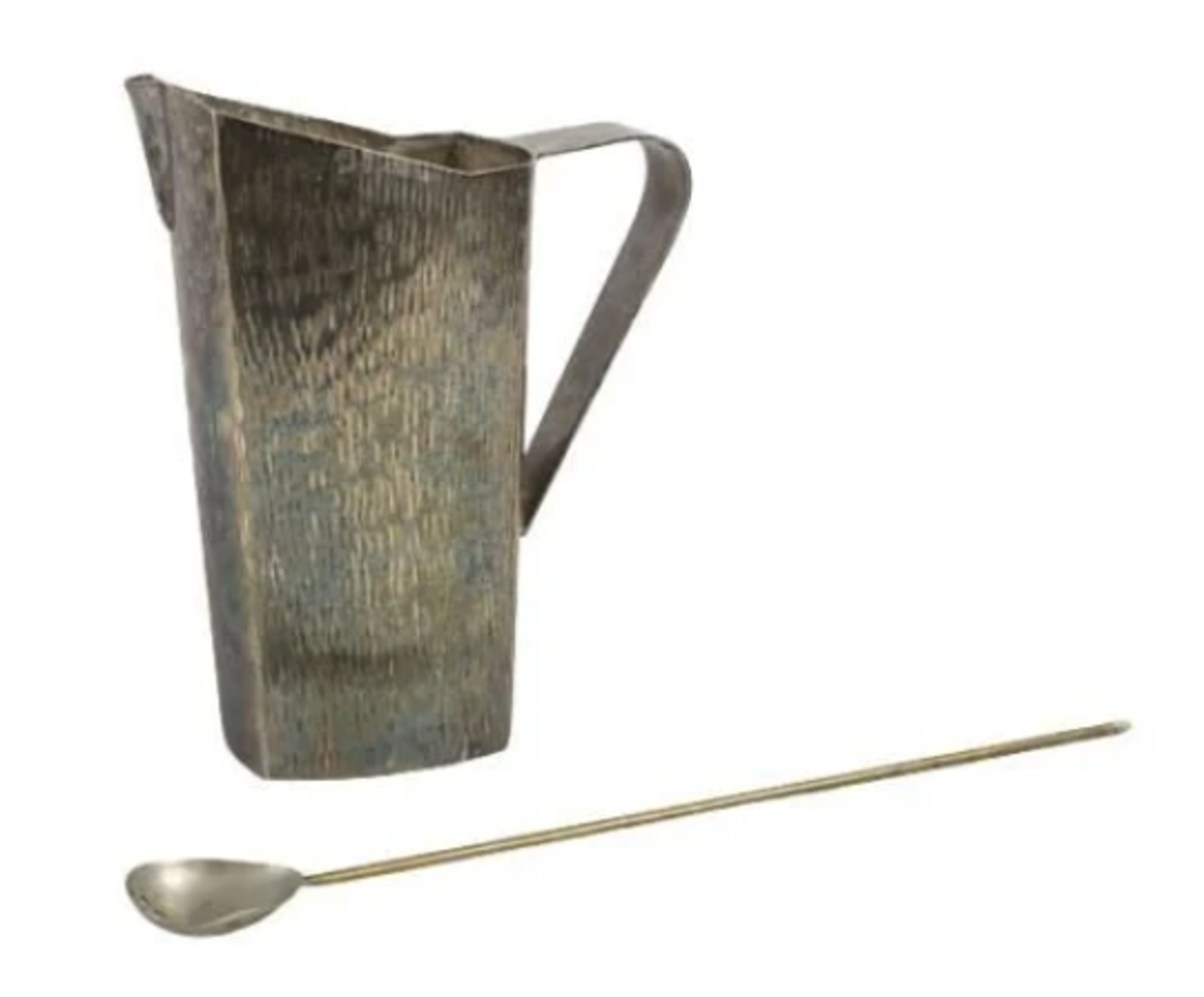 Art Deco Cocktail Jug with Spoon | Marked ALPACCA / Italian