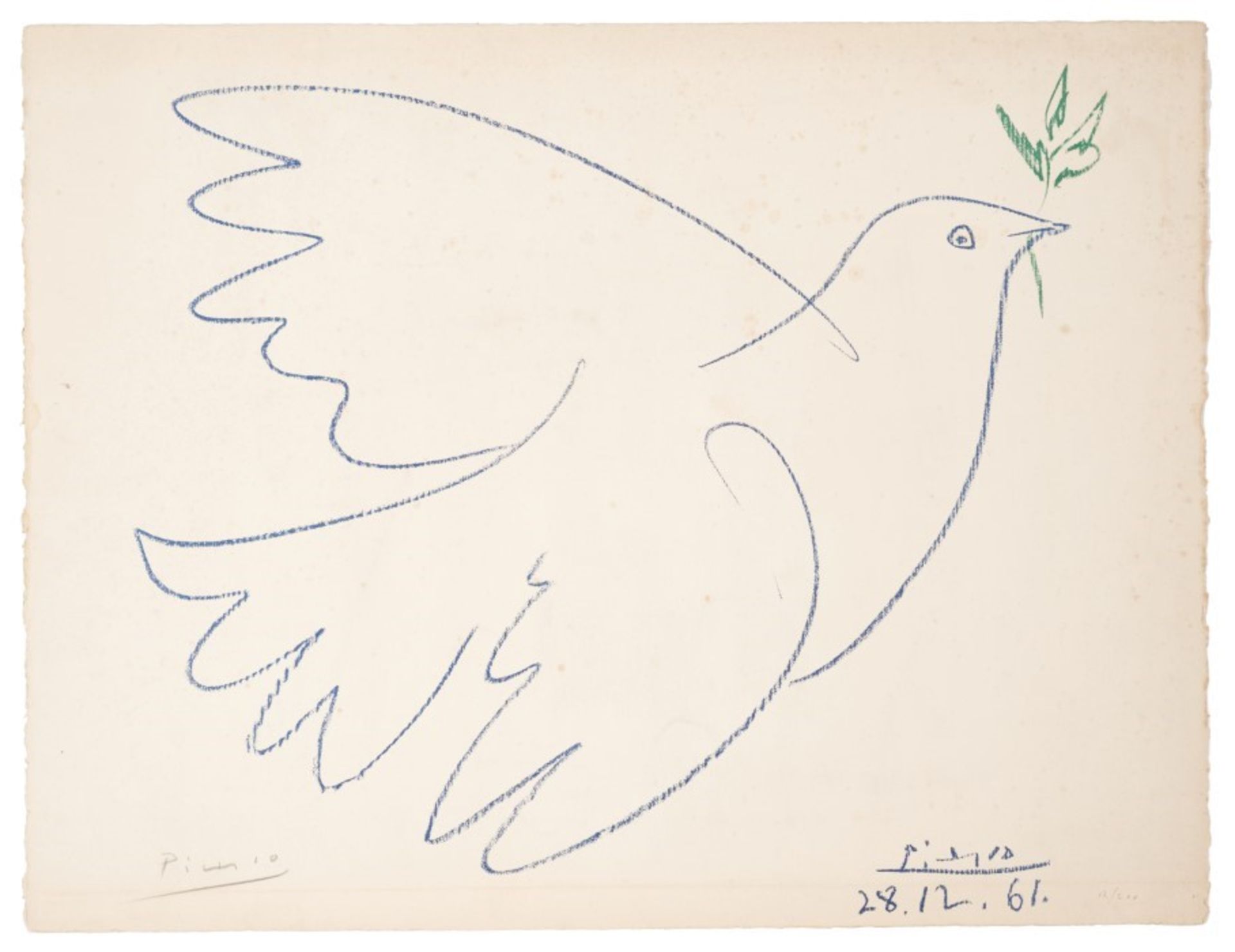 Pablo Picasso | Dove of Peace | Offset lithograph 1961