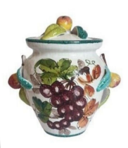 Italian Majolica Pot | Earthenware | Vintage