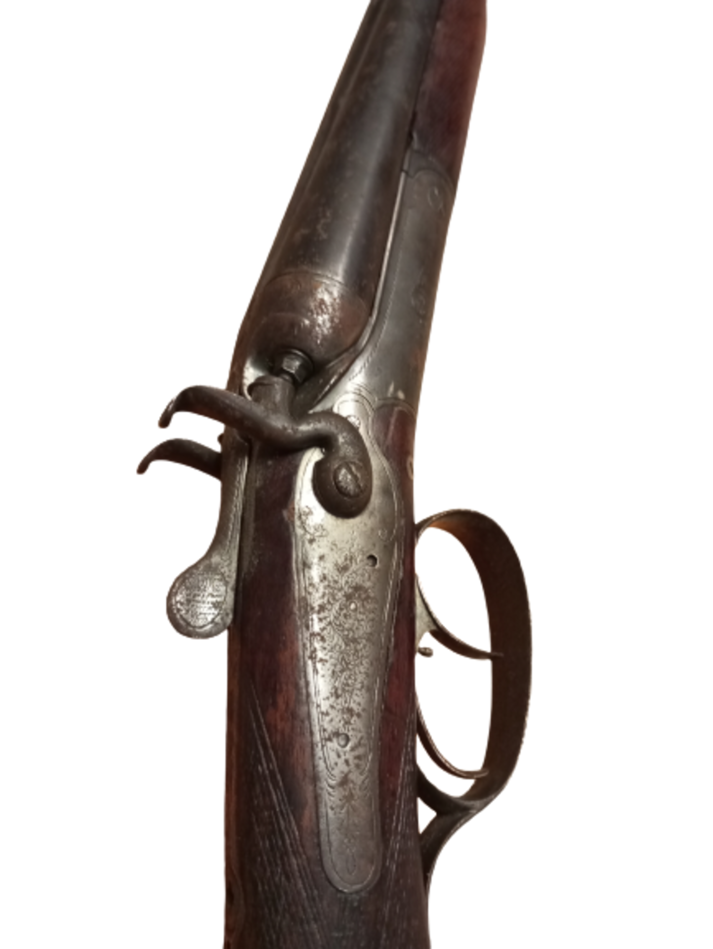 Antique Double Caliber Shotgun | Decoration - Image 5 of 10