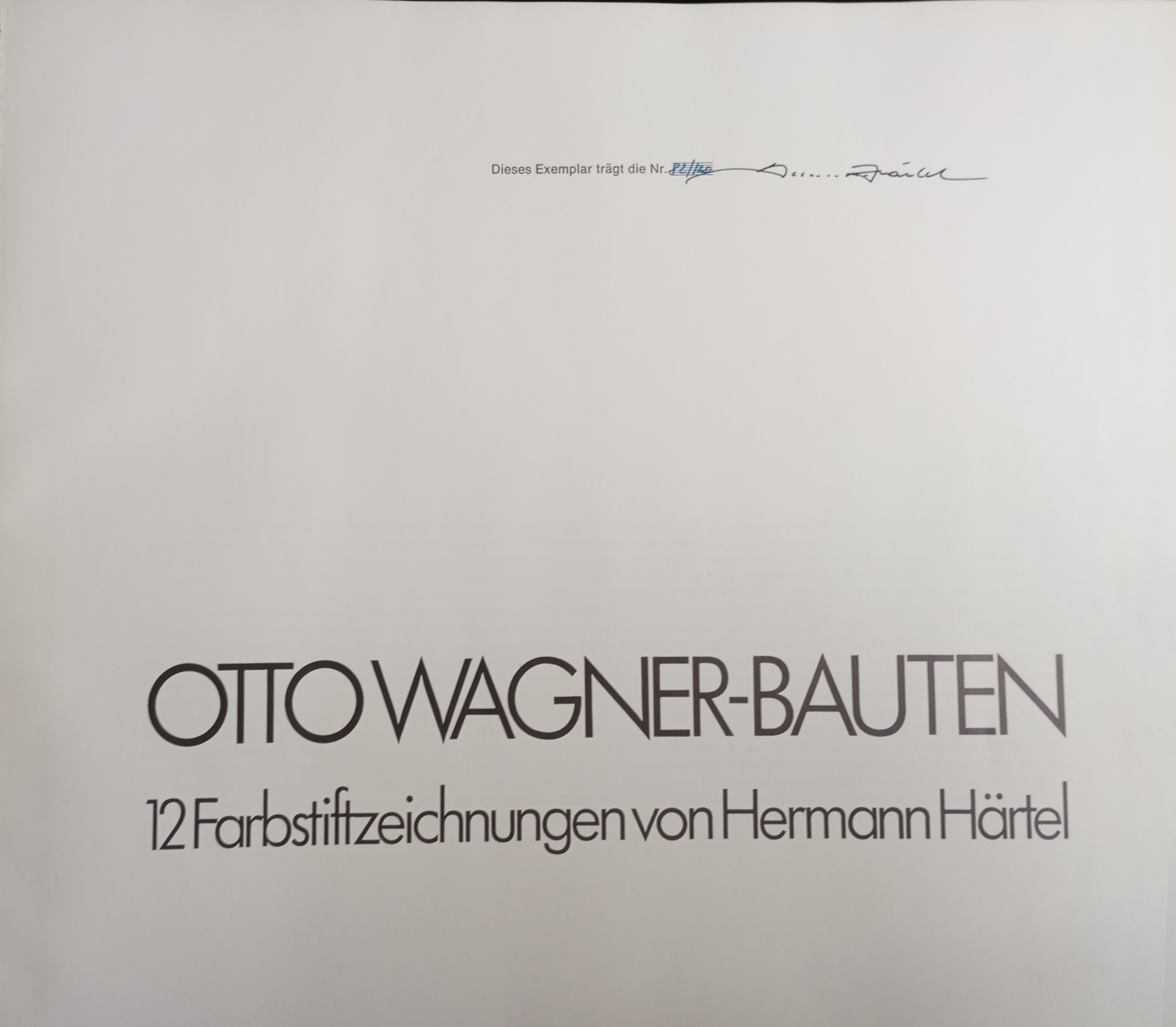 Hermann Härtel | Mappe | Otto Wagner - Image 2 of 2
