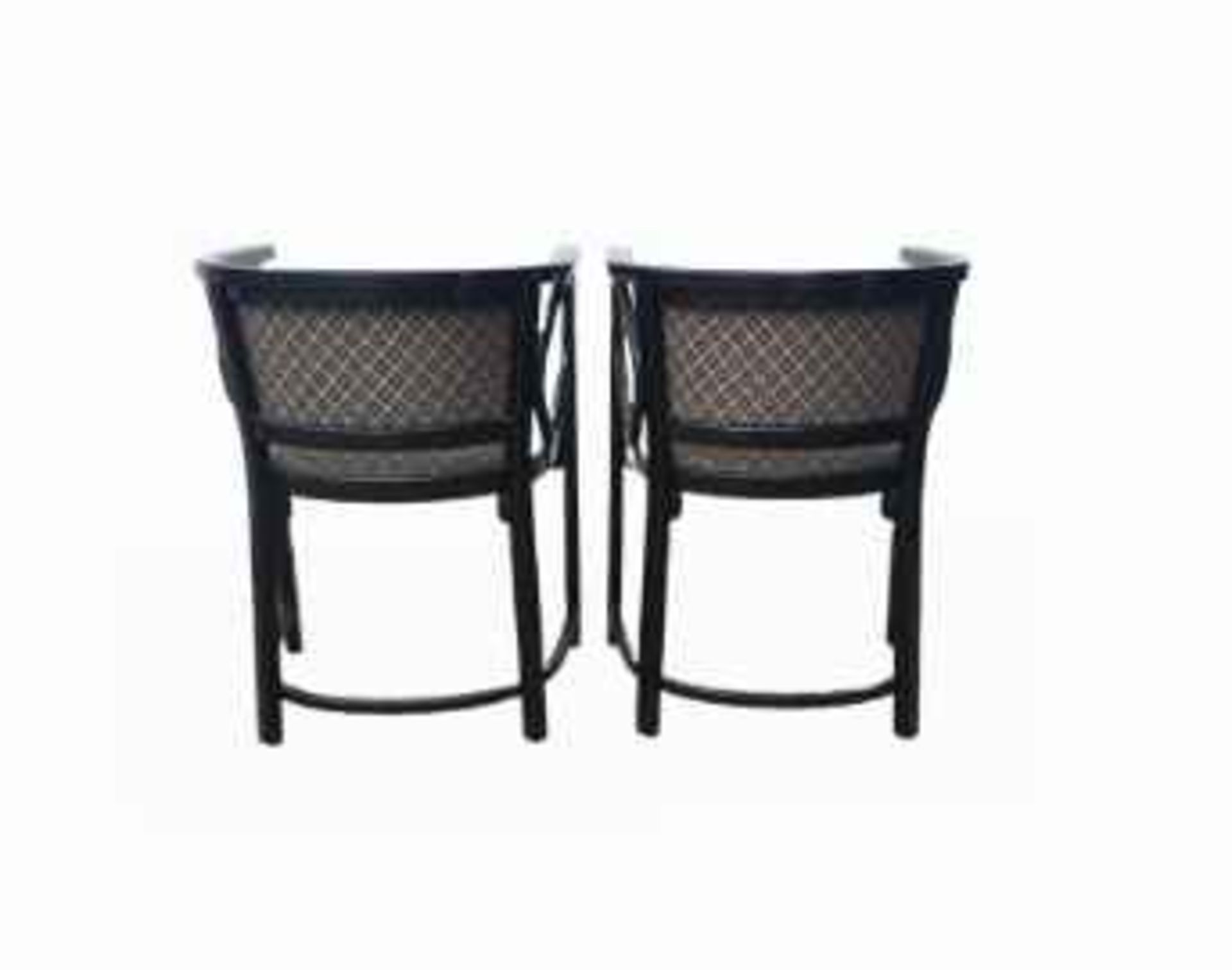 Thonet | Varient "Fledermaus" | 3 Piece Set: 2 Chairs & 1 Table - Image 5 of 8