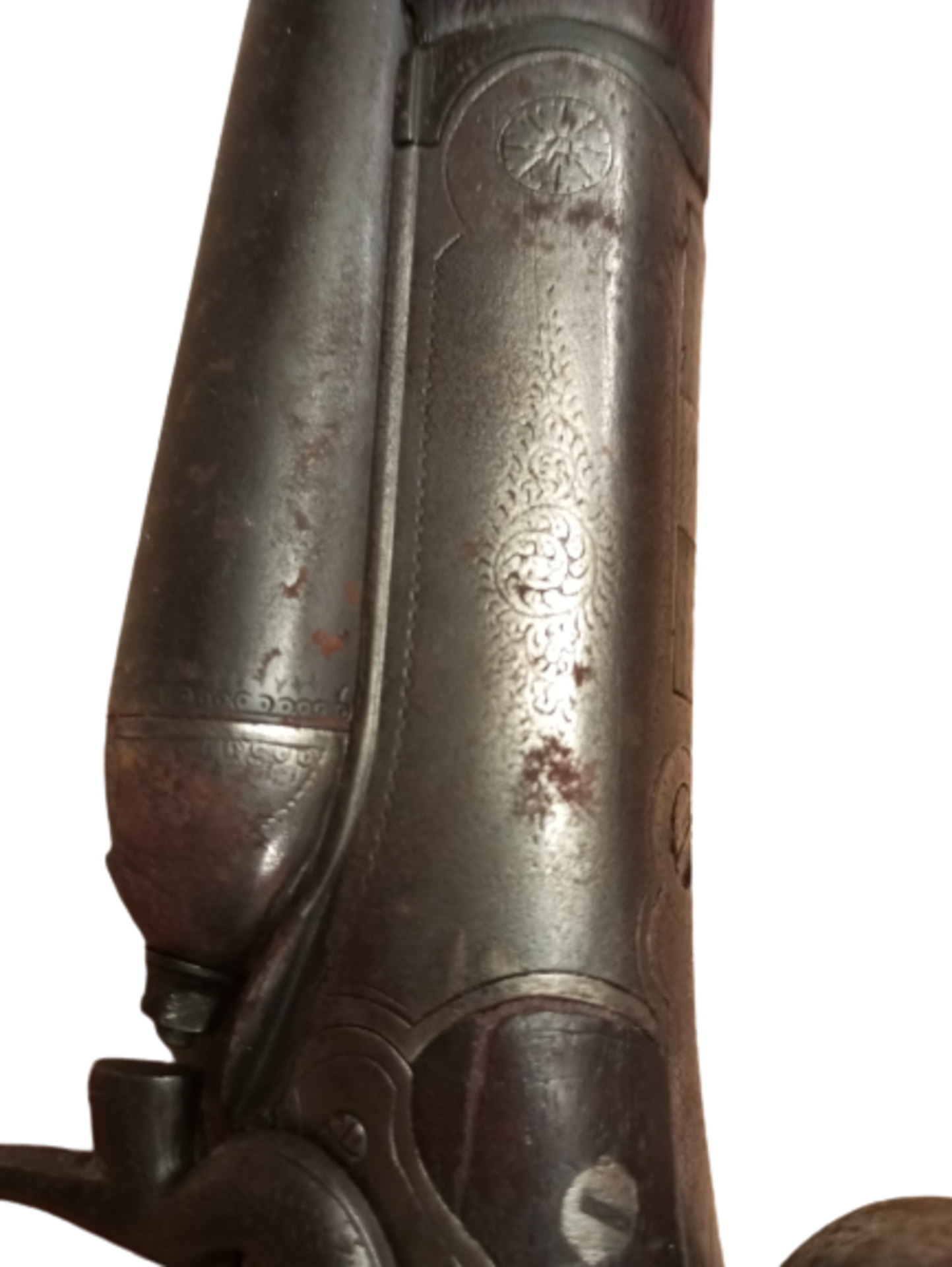 Antique Double Caliber Shotgun | Decoration - Image 6 of 10