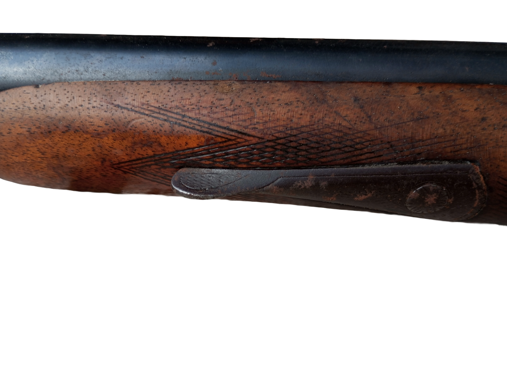 Antique Double Caliber Shotgun | Decoration - Image 8 of 10