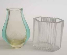 1x ZBS Cezch Glass 1x CJ Riedel Austrian Glass | Vases