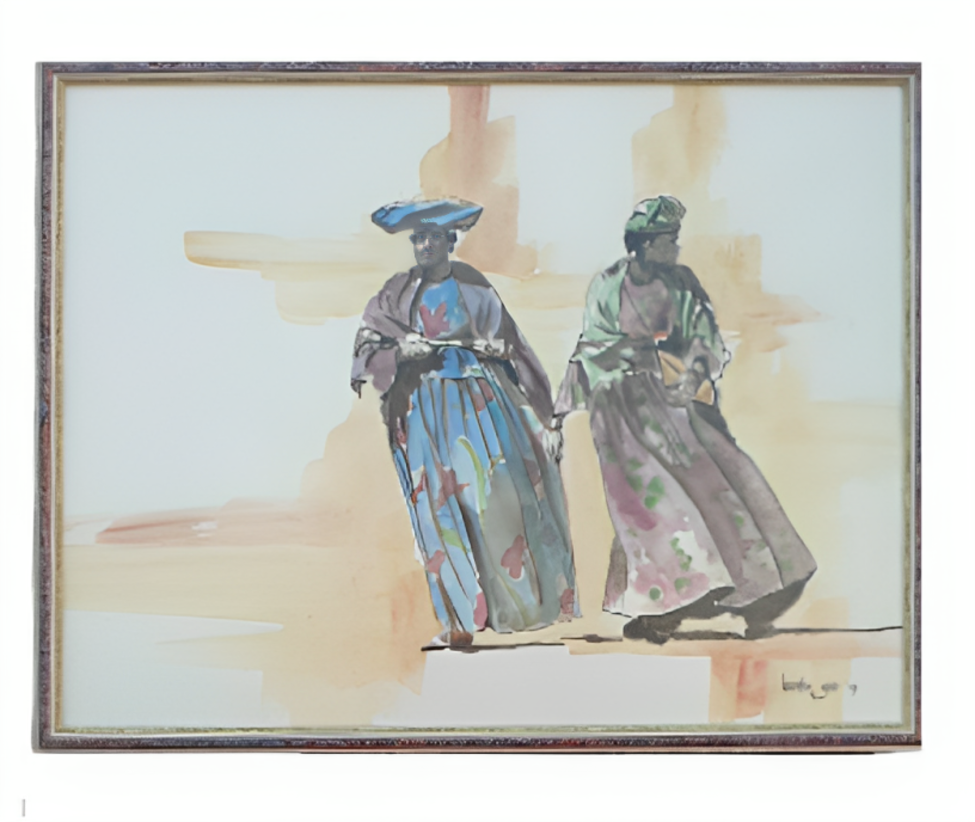 Watercolor | Herero Women | Kerstin Geier 1993 - Bild 2 aus 2