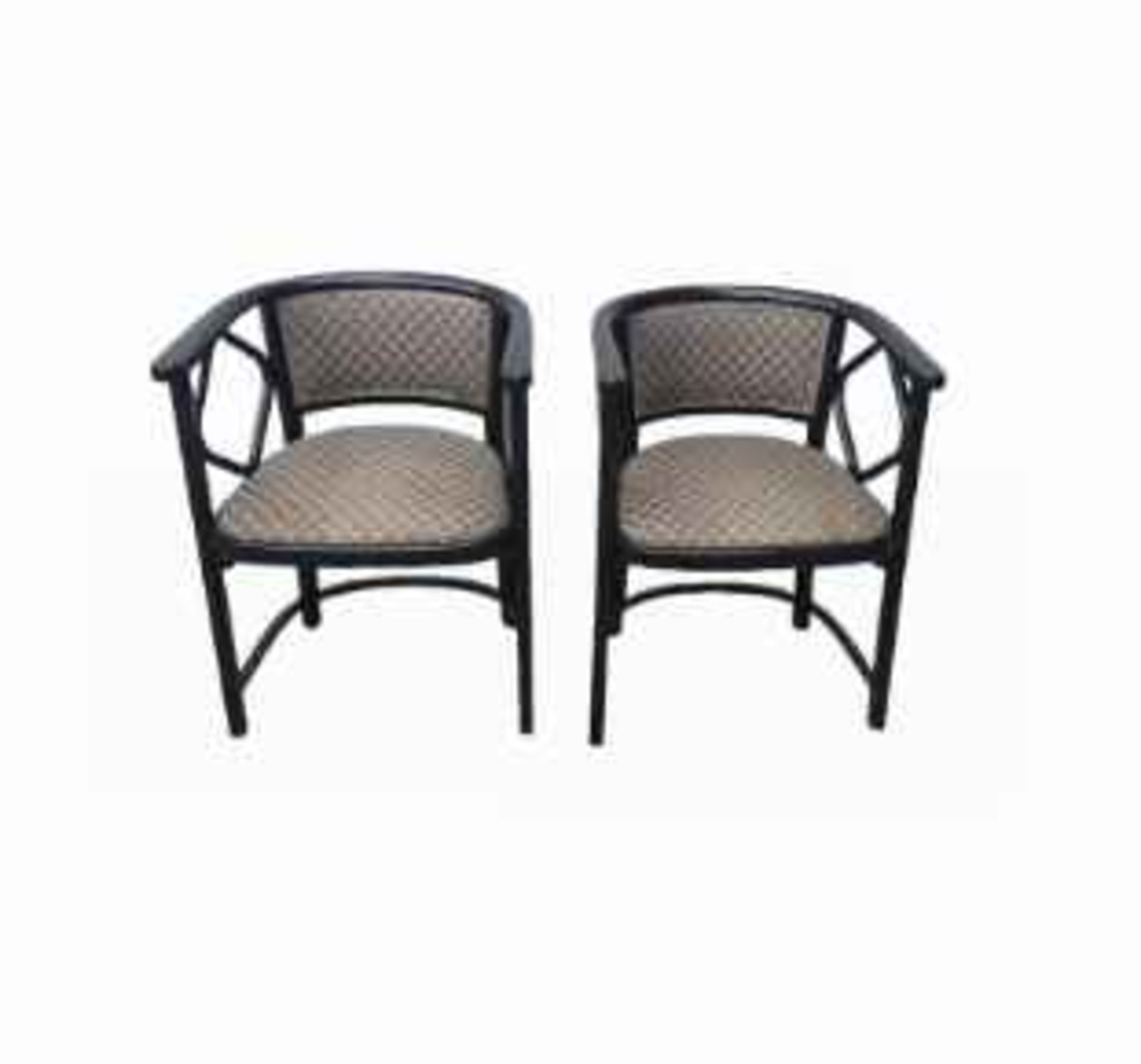 Thonet | Varient "Fledermaus" | 3 Piece Set: 2 Chairs & 1 Table - Image 3 of 8