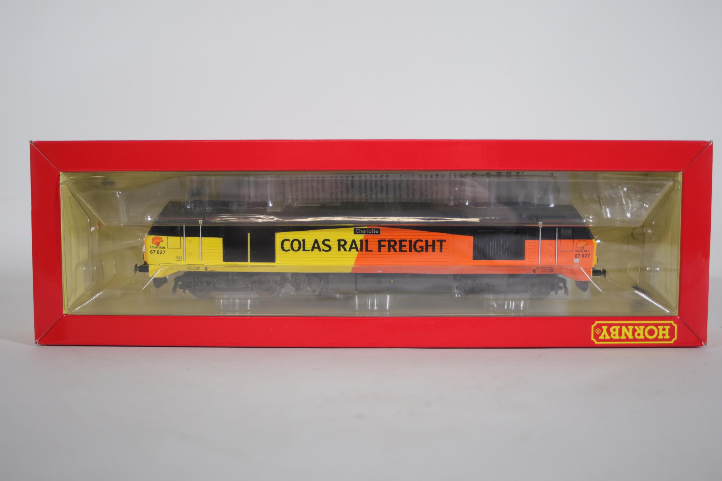 Hornby R3659 Colas Class 67 Charlotte 67027 Rail freight - Image 5 of 8