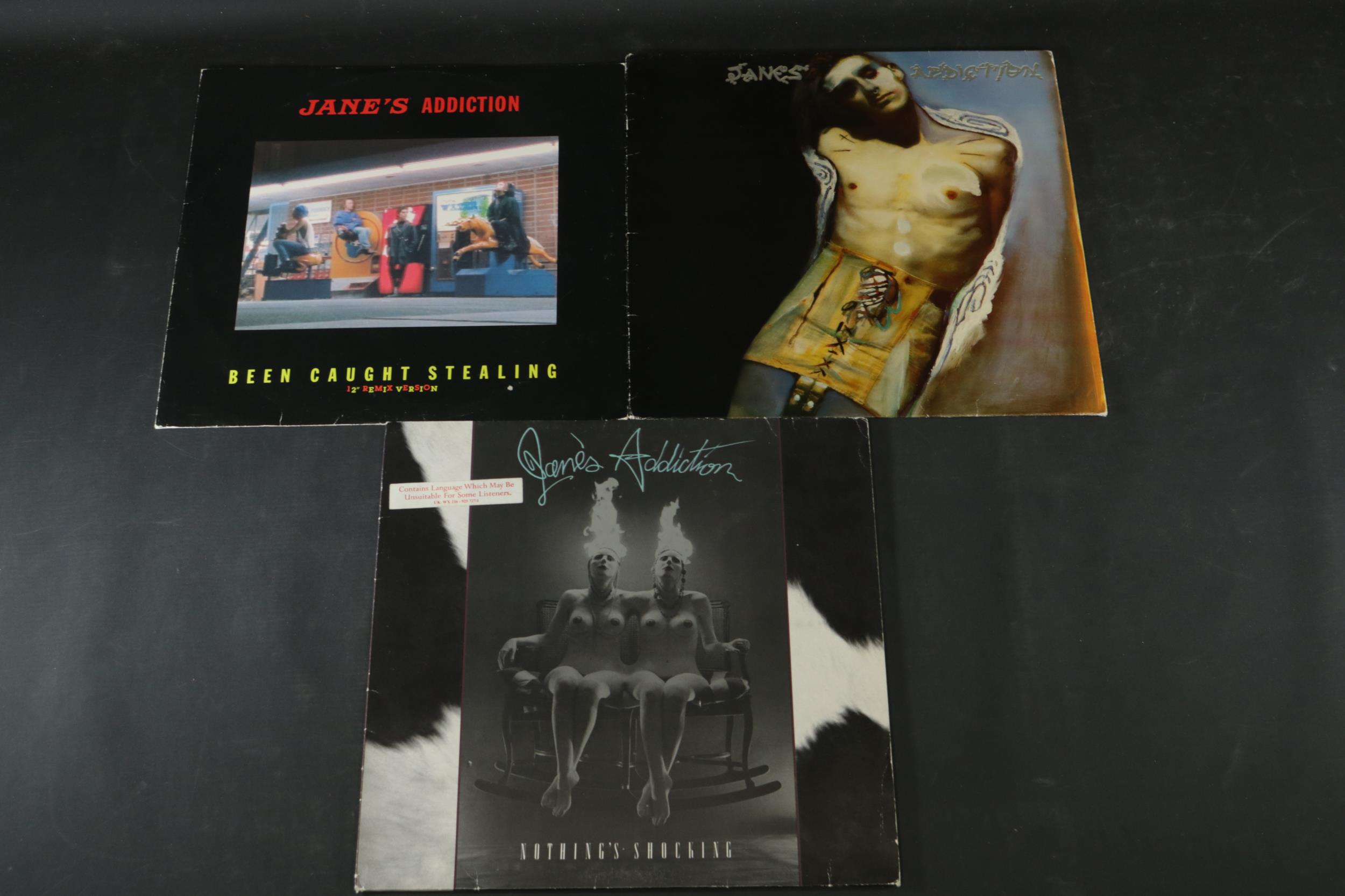 Collection of 3 Vinyls Including Janes Addiction