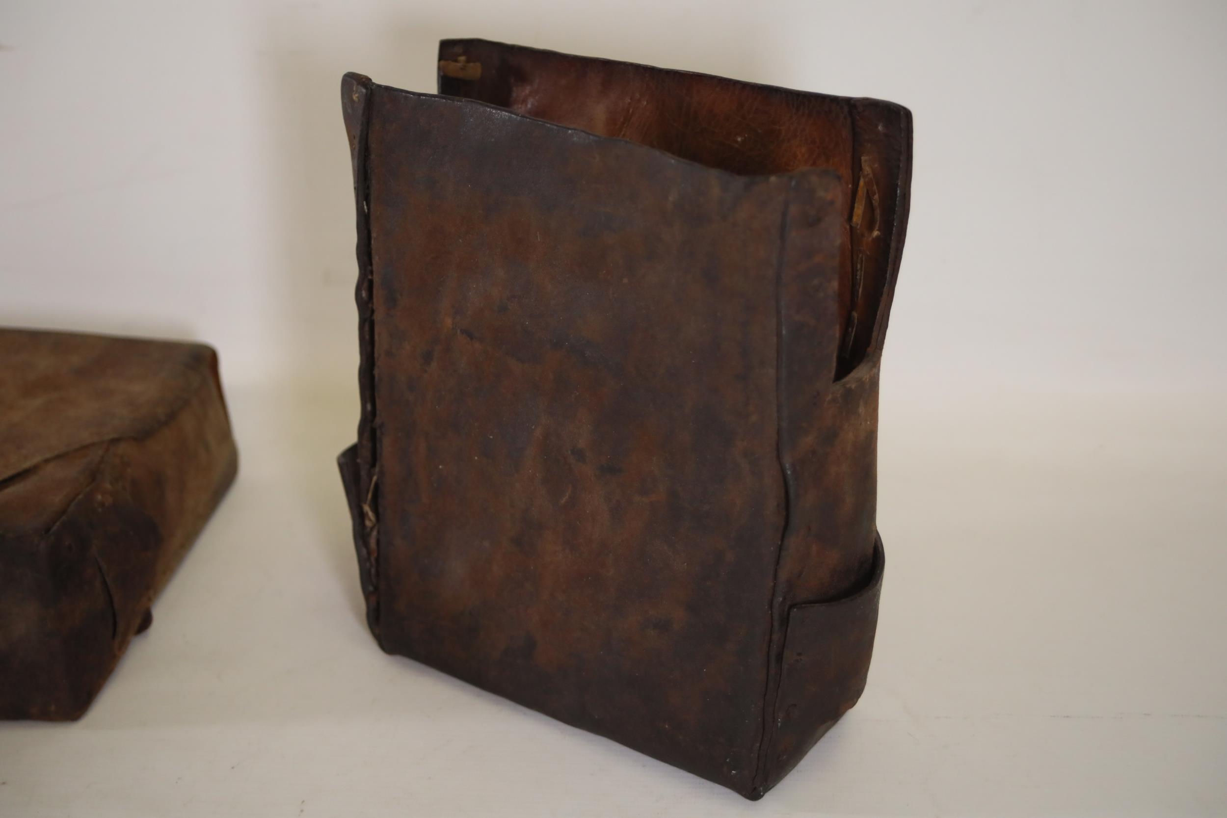 Ancient Leather Encased Bible with Vellum - Image 15 of 19