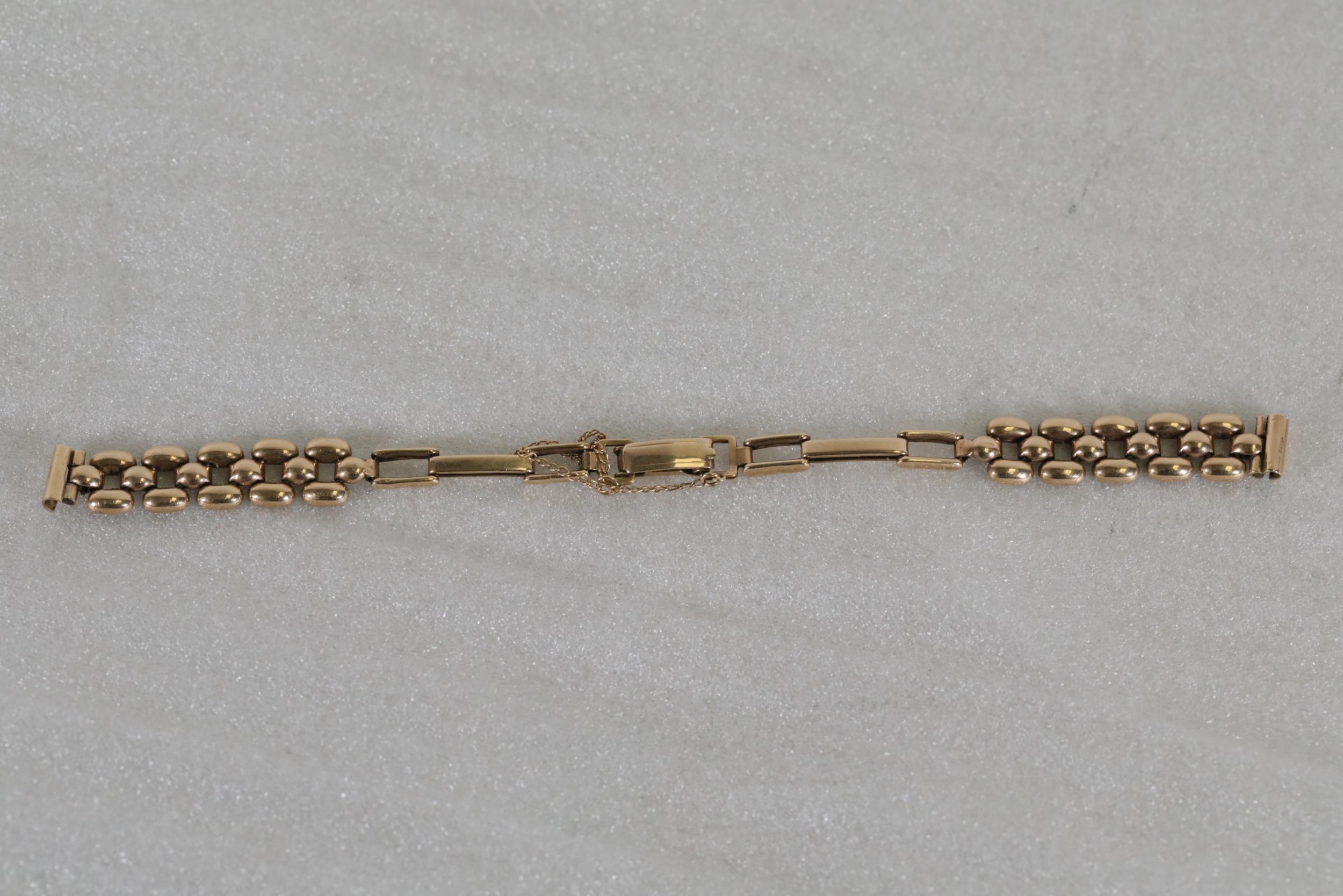 9ct Gold Bracelet Weight 9 Grams - Image 8 of 9