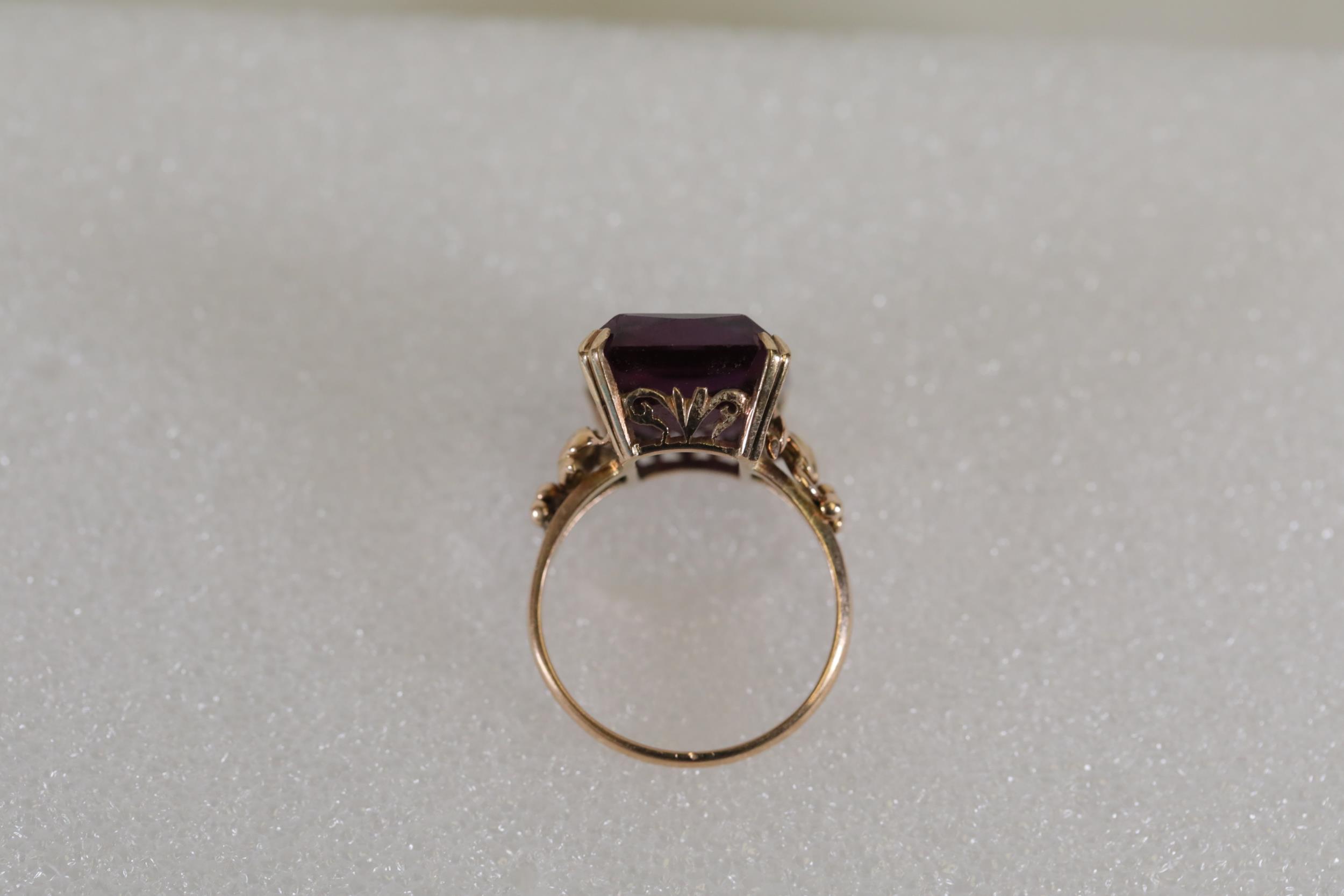 Gold Cocktail Dress Ring 14CT - Image 5 of 10