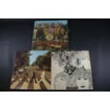 3 Beatles Albums SGT Peppers Revolver Abbey Road