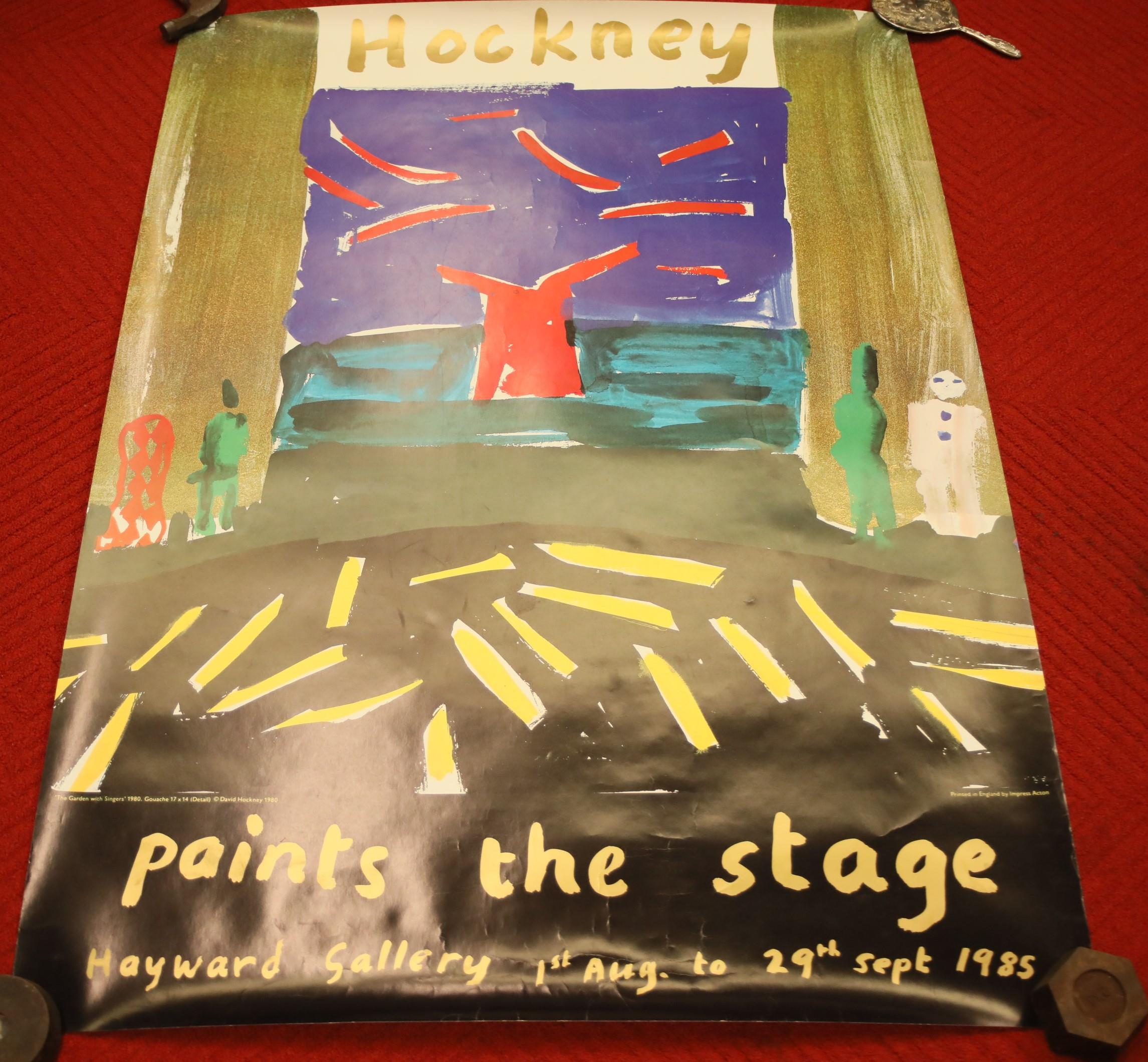 Pair of Posters by David Hockney