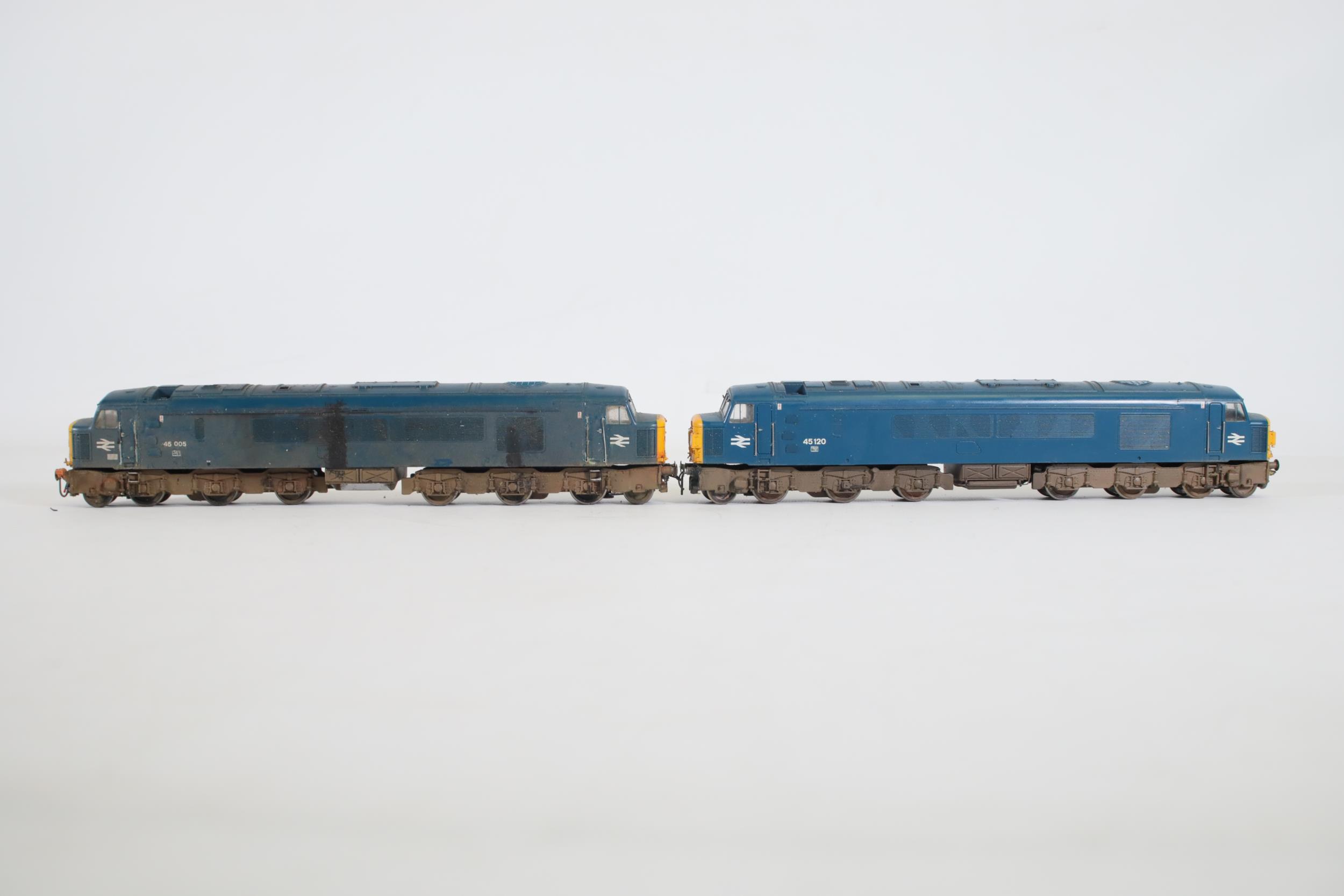 2 Bachmann OO Gauge Locomotives Br Blue Class 45 45120 and 45005 - Image 4 of 8