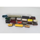 Selection of OO Gauge Carriages Oil Containers and Goods Wagons Triang