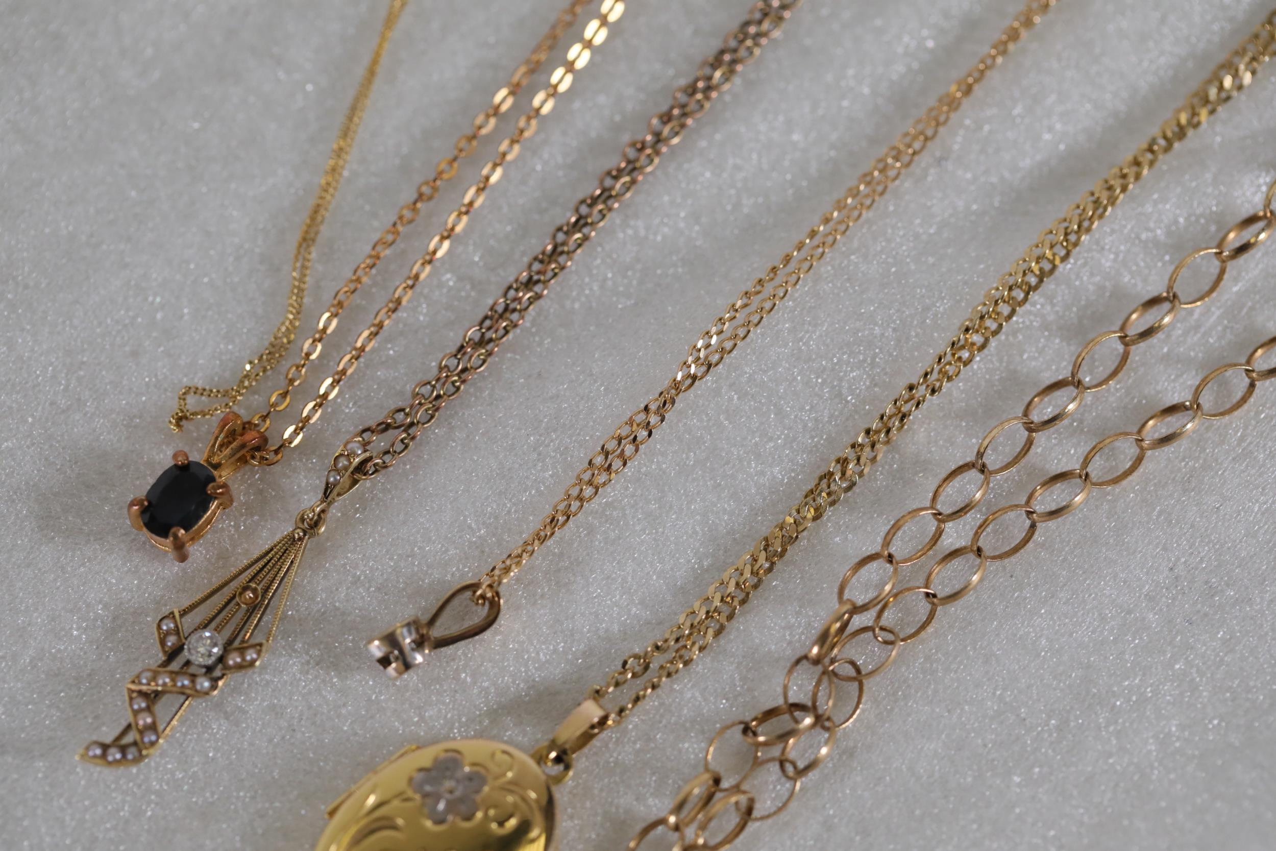 A Collection of  6 Various Gold Chains - Image 10 of 10