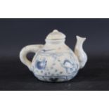 Hoi an Hoard Annamese Blue And White Hand Painted Tea Pot