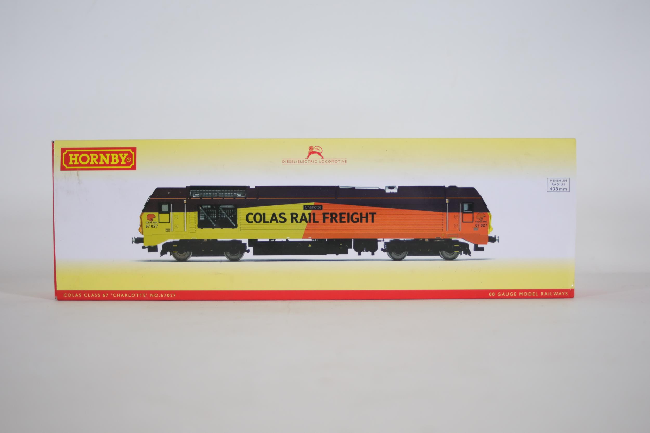 Hornby R3659 Colas Class 67 Charlotte 67027 Rail freight - Image 2 of 8