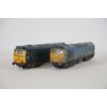 2 Bachmann OO Gauge Locomotives Class 25 Diesels BR Blue Weathered Editions