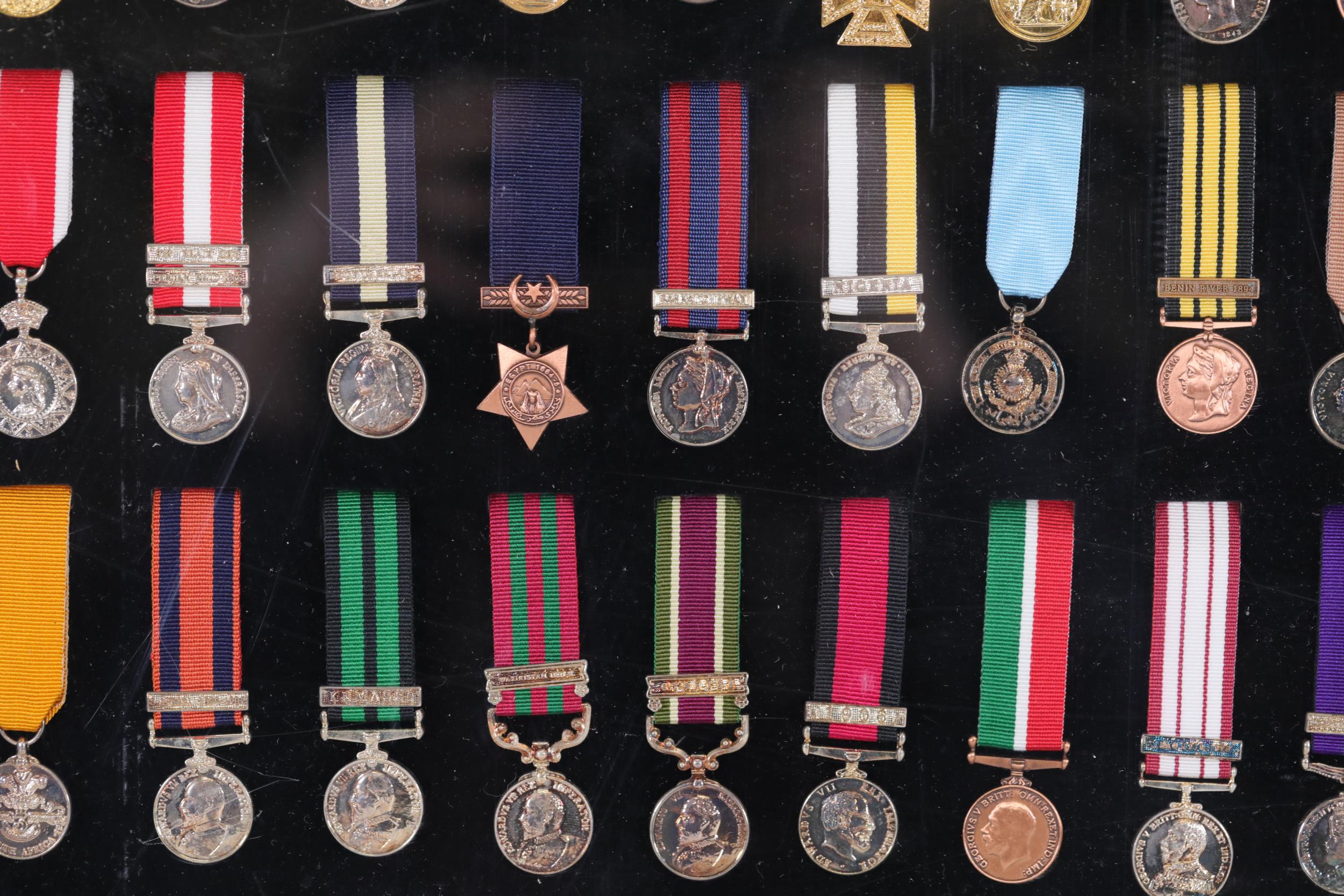 Collection of Framed British Medals - Image 8 of 8