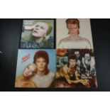 A Collection of Four David Bowie Albums Vinyl LP