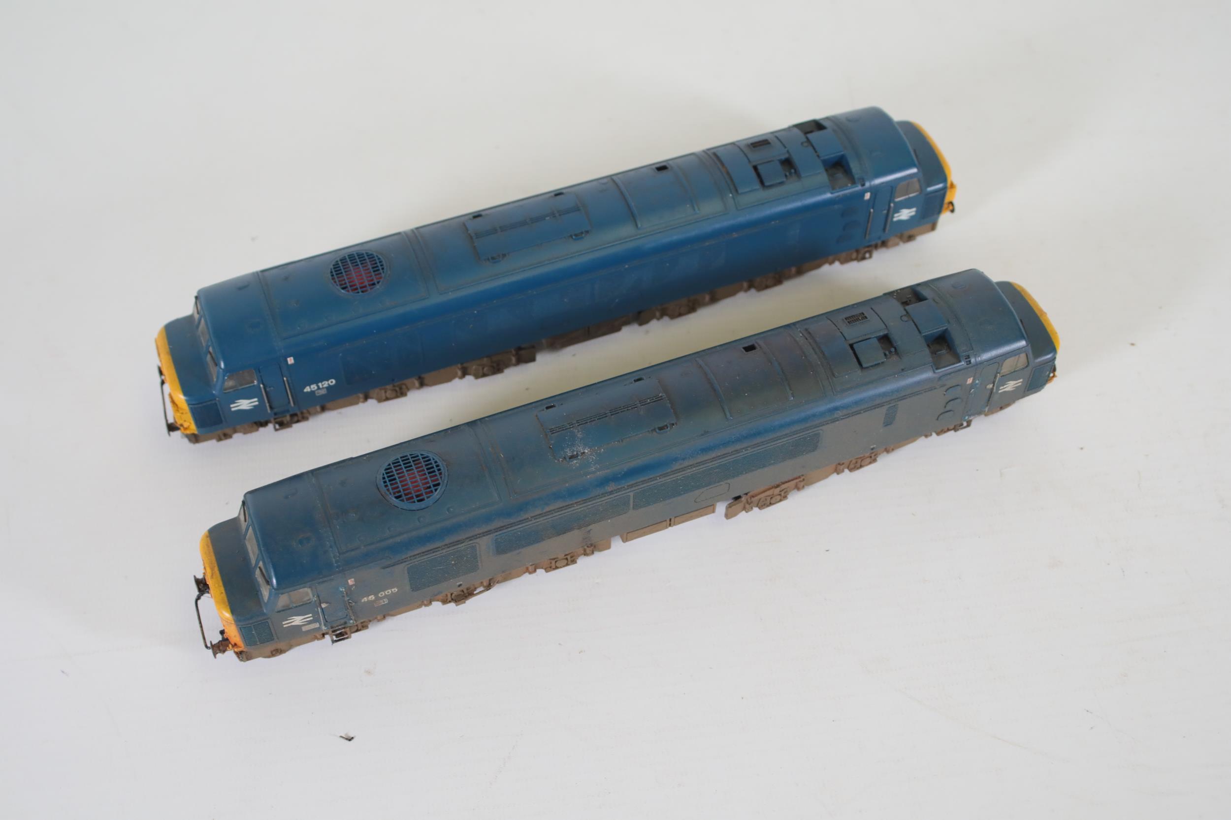 2 Bachmann OO Gauge Locomotives Br Blue Class 45 45120 and 45005 - Image 3 of 8