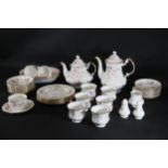 Large Collection of Paragon China Victoria Rose including Teapots