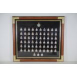 Framed Royal Air Force Cap Badges