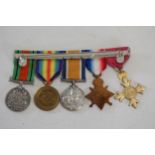 Group of 5 First World War Medals