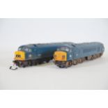 2 Bachmann BR Blue OO Gauge Locomotives Class 45 45037 and 45025