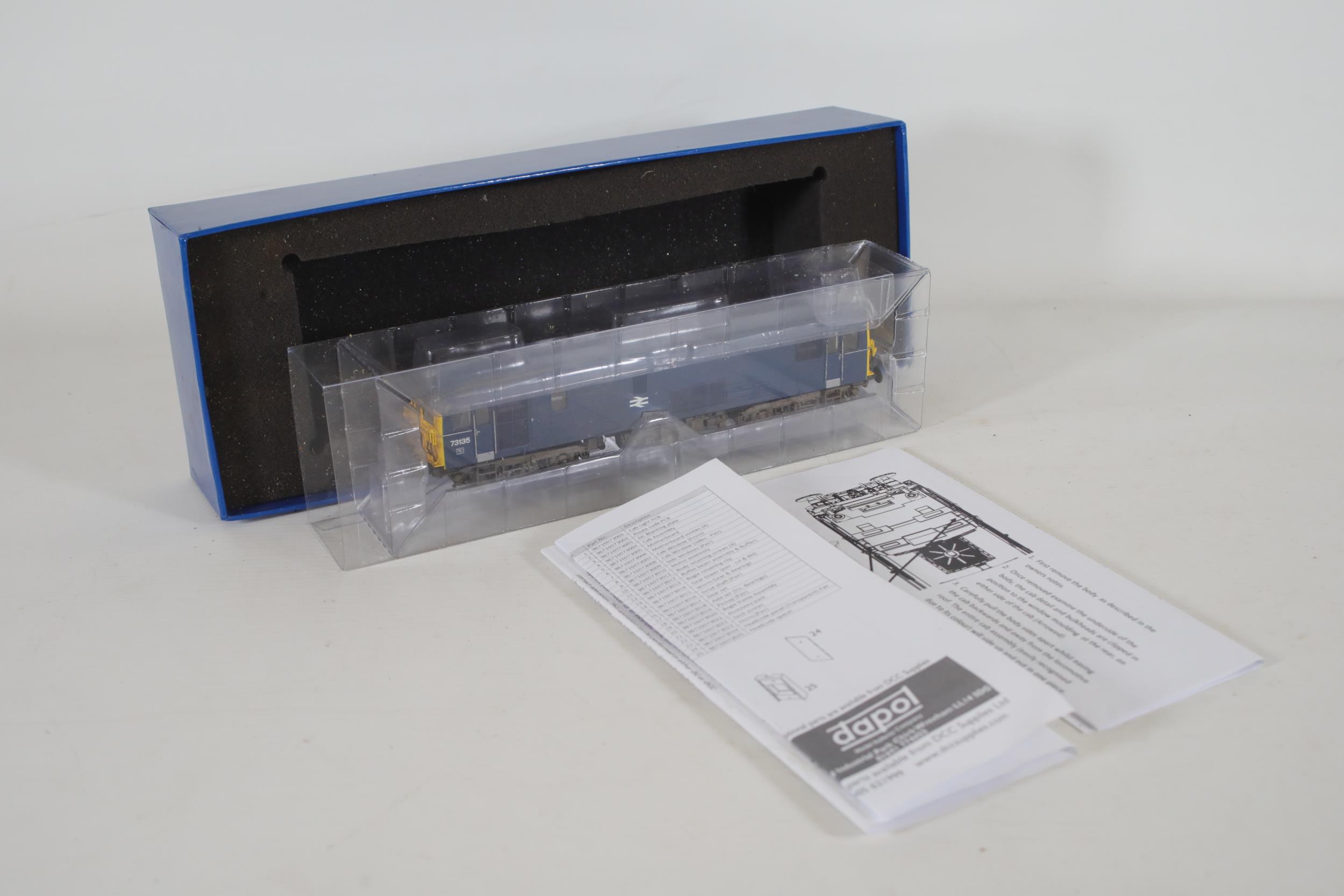 British Rail Blue Class 73 73135 OO Gauge Dapol Locomotive Part Box - Image 7 of 8