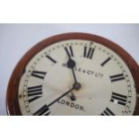 Antique Maple and Co Ltd Fusee wall clock AF