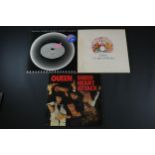 Collection of Three Queen Albums in Vinyl