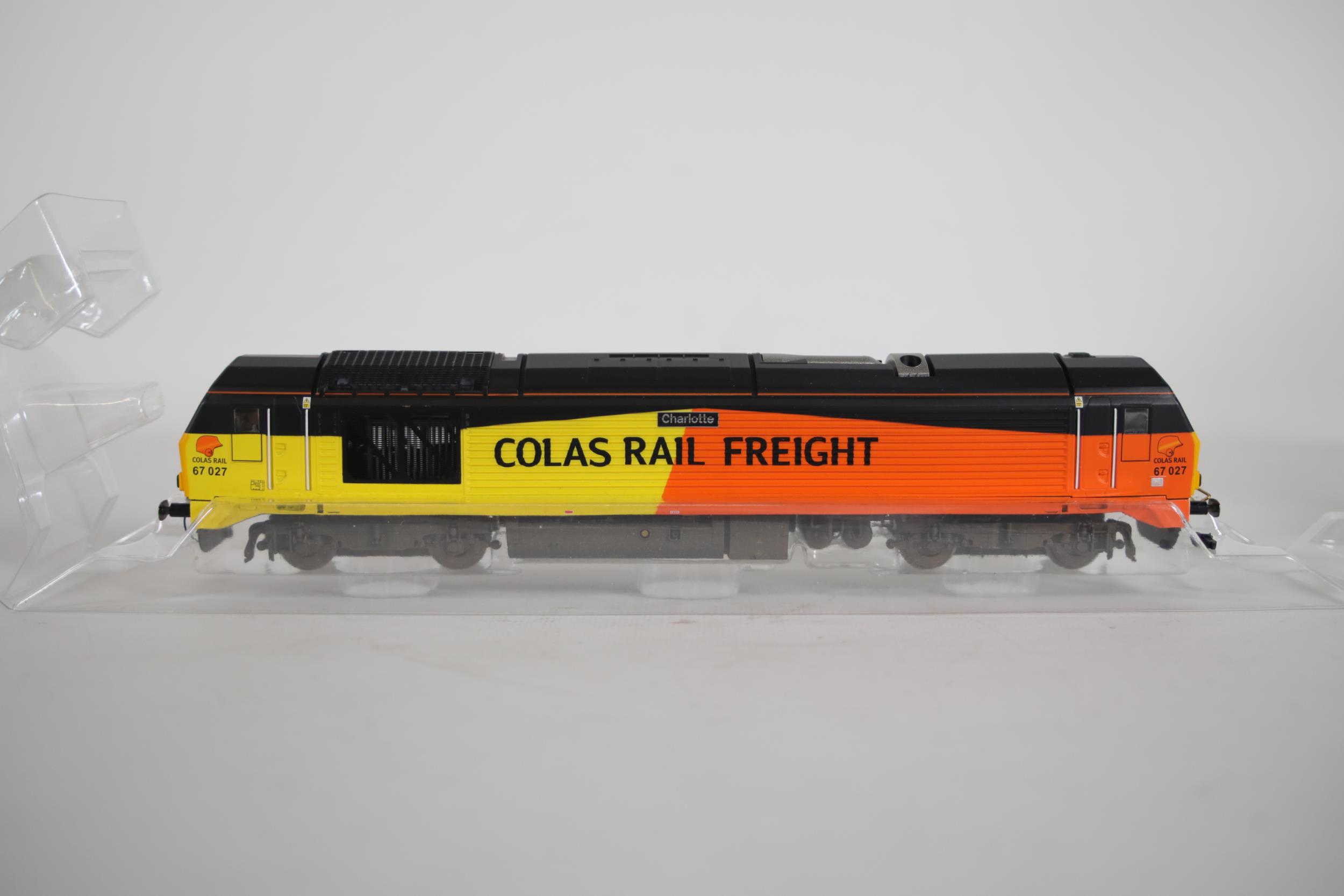 Hornby R3659 Colas Class 67 Charlotte 67027 Rail freight - Image 7 of 8