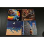 Collection of Four Vinyl Albums including ELO (Electric Light Orchestra)