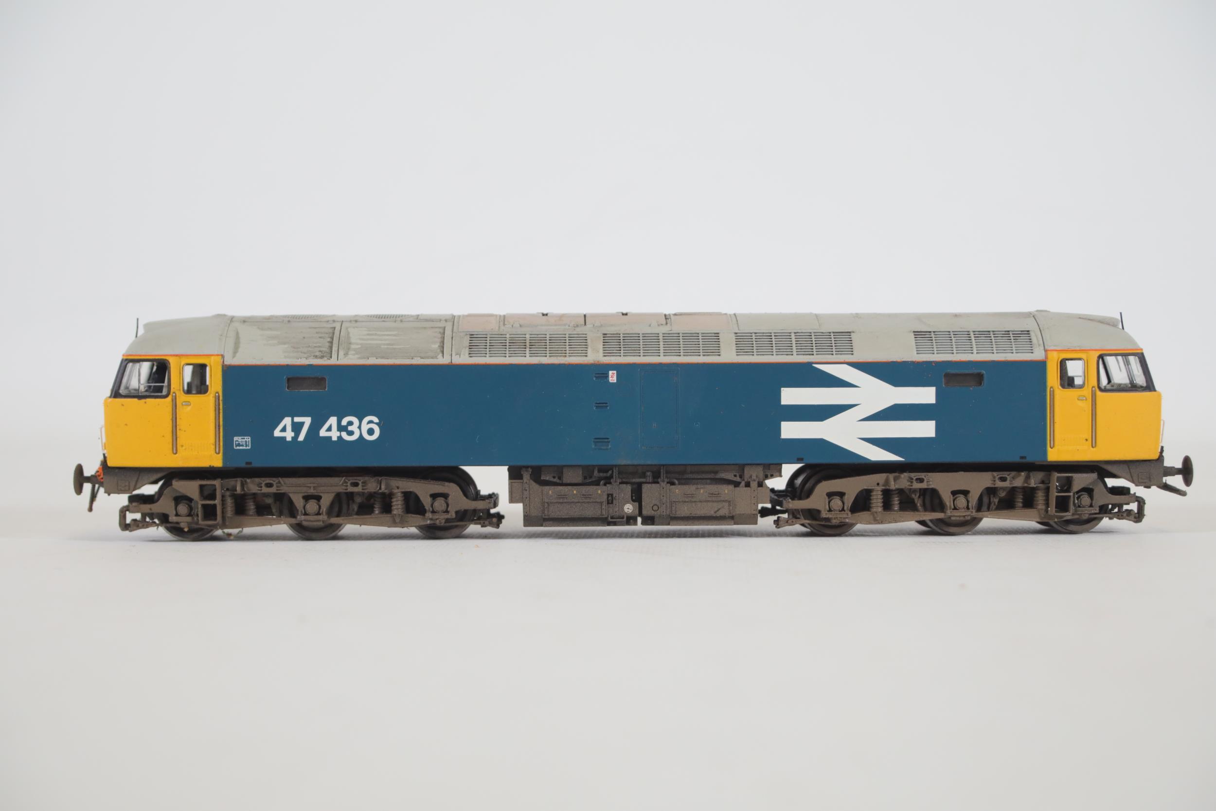 Bachmann Class 47 47436 Br Blue Large Logo Locomotive